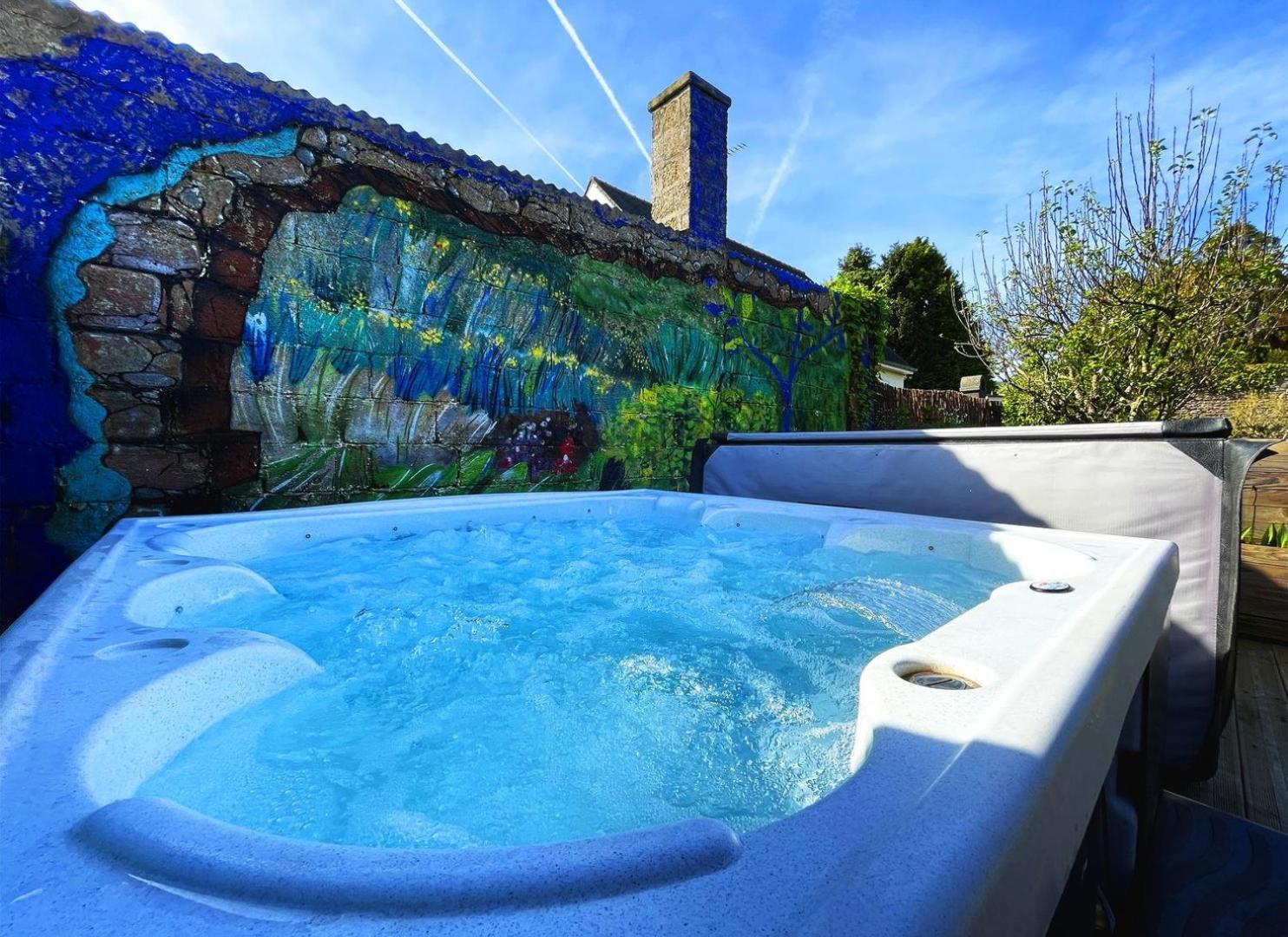 Maison Kerity With Jacuzzi - Terrace パンポル エクステリア 写真